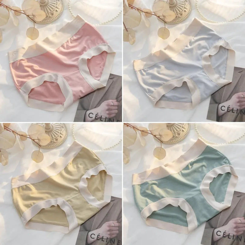 M-XL Women's Modal Panties Seamless Underwear Cotton Breathable Female Underpants Girls Briefs Plus Size Sexy Intimates Lingerie