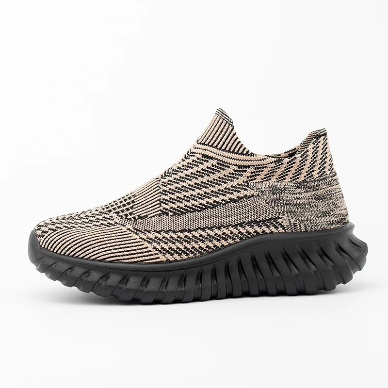 Men's Women Running Shoes Comfortable Slip on Sneakers Man Socks Shoes Lightweight Knit Breathable Casual Outdoors Sneakers