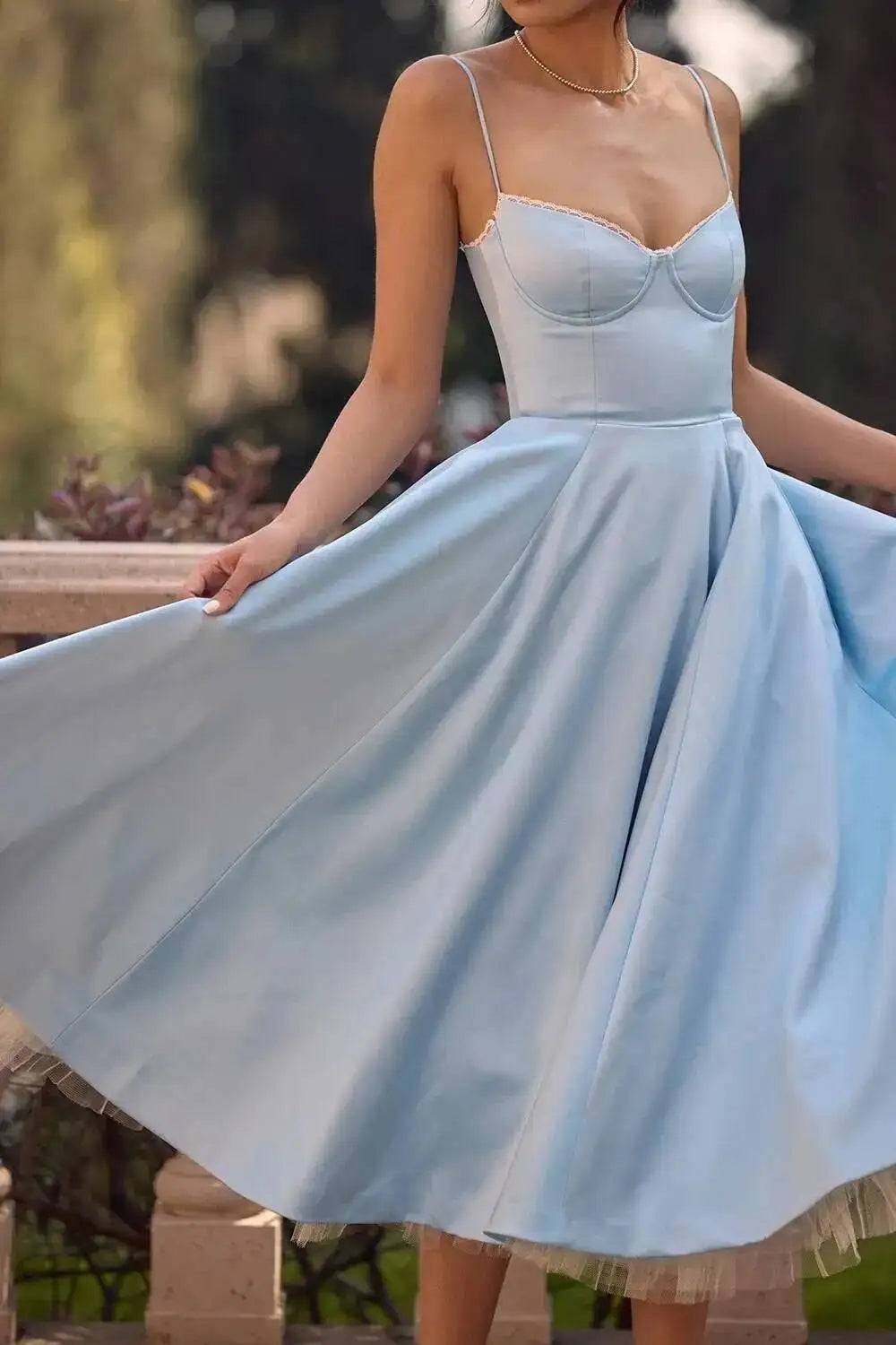 2026 Spring/summer High End Satin Strapless Heavy Industry French Waist Strap Sexy Hot Girl Medium Long Dress Women Elegant