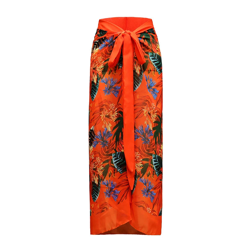 Sexy 2025 Push Up Bikini Set Swimwear Biquini Swimsuit Vintage Brazilian Bathing Suit Dress Print Cover Up Beach Skirt