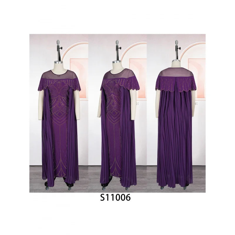 Women Traditional Africa Clothing Muslim Kaftan Maxi Long Dress 2025 Dashiki Ankara Outfits Gown Abayas Robe