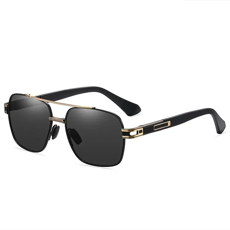 Anti-glare Minus Lens Prescription  Metal Sunglasses Men Polarized UV400 Driving Goggle 0 -0.5 -0.75 -1.0 To -6.0 BAZAARHUBO