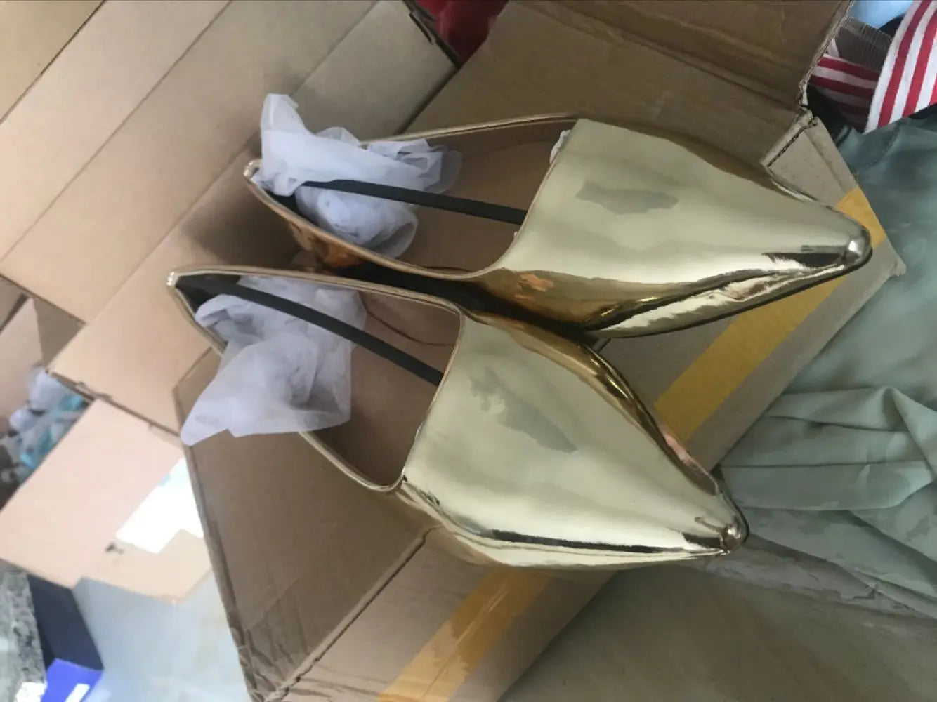 Ladies 2-48 Shiny Leather Slip-Ons Green Candy Colors Shallow Toe Shoes For Women Promotion 2020 Plain Flats Spring Outdoor Cute