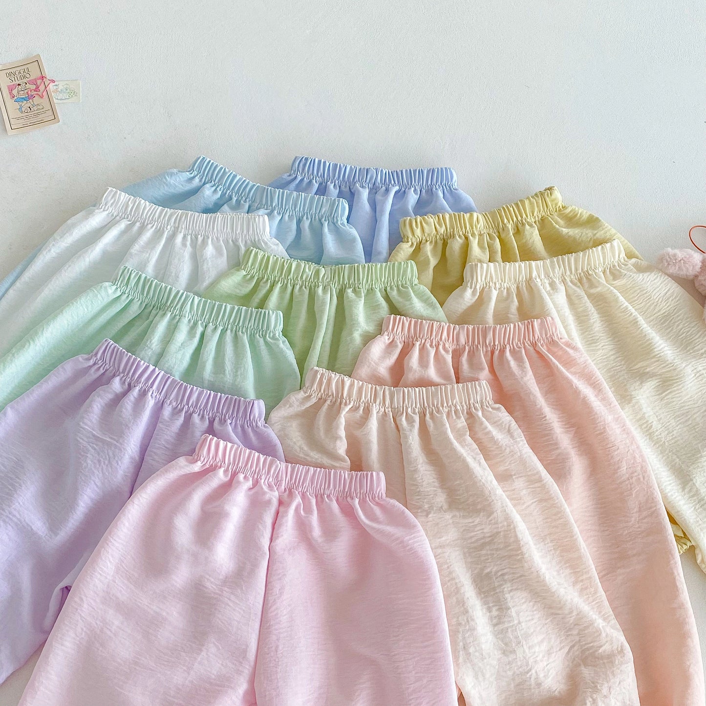 Summer Solid Color Children's Anti-mosquito Pants Loose Casual Bloomers For Kids Girls And Boys Toddler Costume Thin Trousers