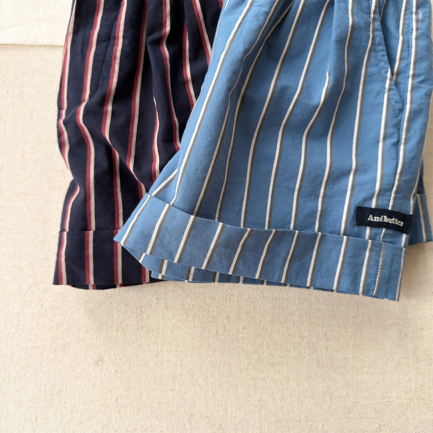 2026 Summer New Children Casual Striped Shorts Boys Girls Loose Shorts Thin Cotton Toddler Pants Fashion Kids Clothes