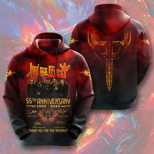 Hot Rock Judas Priest Band 3d Print Hoodie Men Women Fashion Hip Hop Hoodie Sweatshirt Women Sweats Men Clothes Unisex Tracksuit