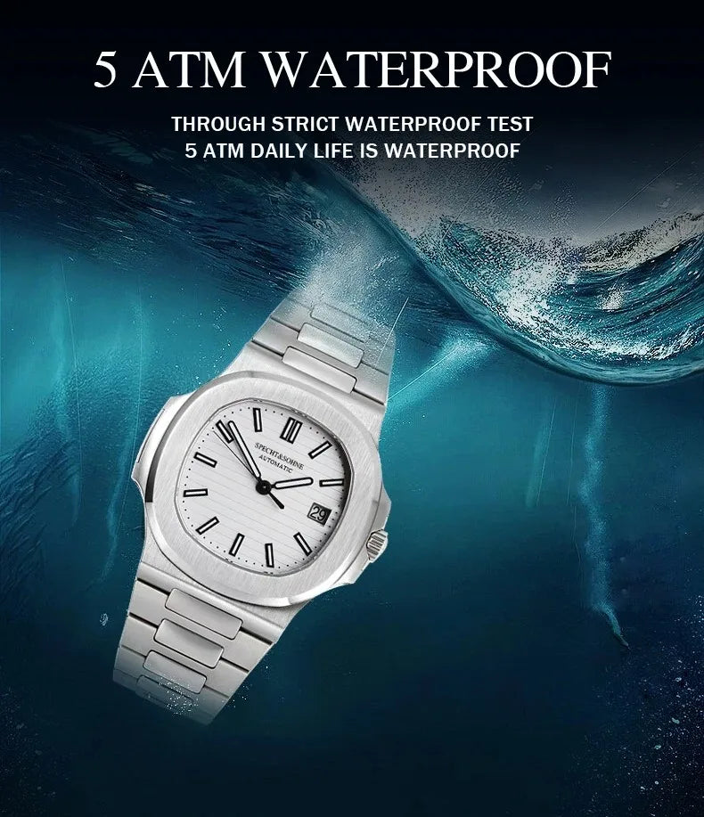 New Arrivals Fashion Men's Watches Luxury Automatic Watch For Men 42MM Stainless Steel Waterproof Rose Gold Sapphire5711 Watch
