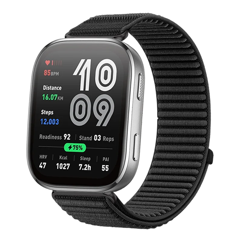 22mm Nylon Band for Amazfit Helio Breathable Lightweight Strap Suitable for Amazfit Balance 2/Bip 6/Cheetah Pro Smartwatch Band
