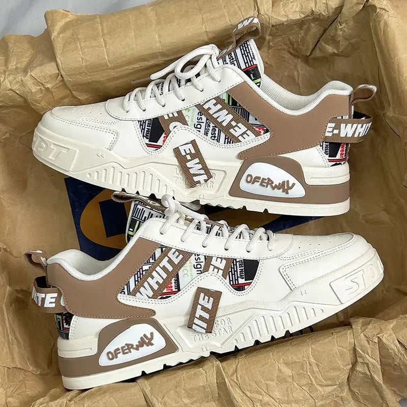 Skateboard Mens Shoes Summer Sneakers Leather Casual Fashion Outdoor Running Sports Hiking Tennis Platform Designer Luxury