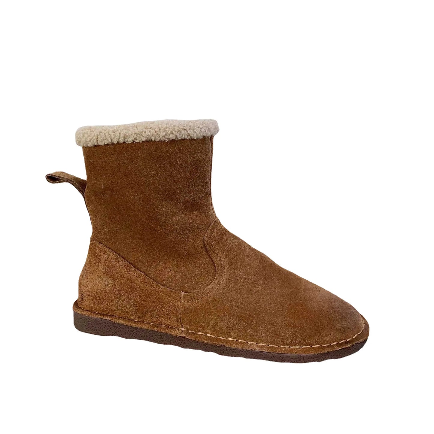 Careaymade-Genuine cow leather Snow cotton round head flats woolen short boots plush warm snow boots Oversized shoes size 35-43