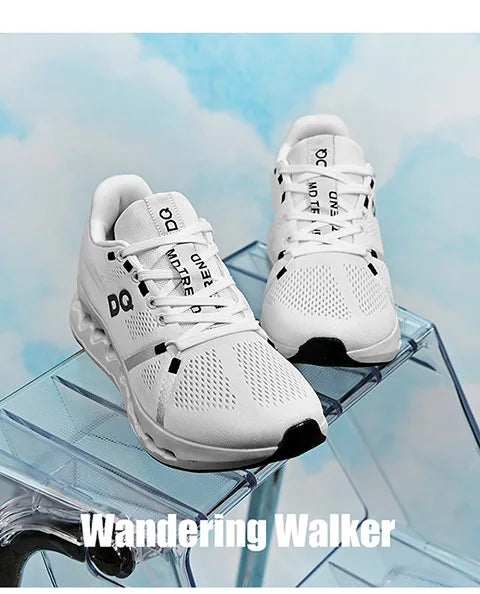 Spring new men's sports shoes breathable mesh shoes casual shoes outdoor running shoes with cushioning and lightweight design