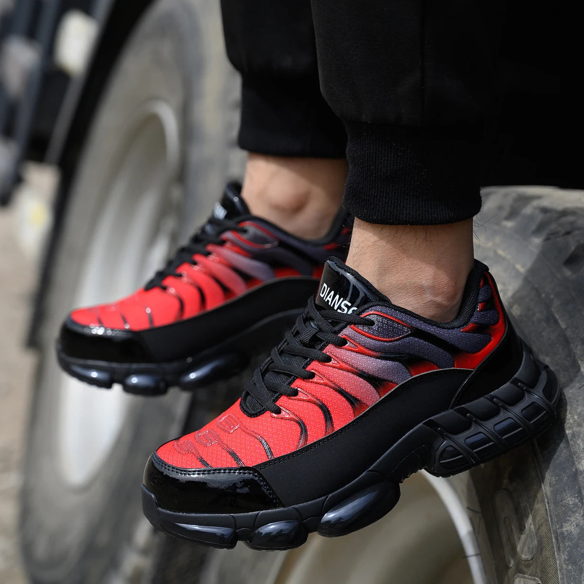 Air Cushion Steel Toe Work Safety Shoes Men Women Non Slip Sneakers Anti-Smash Puncture Proof Security Breathable Shoes Unisex