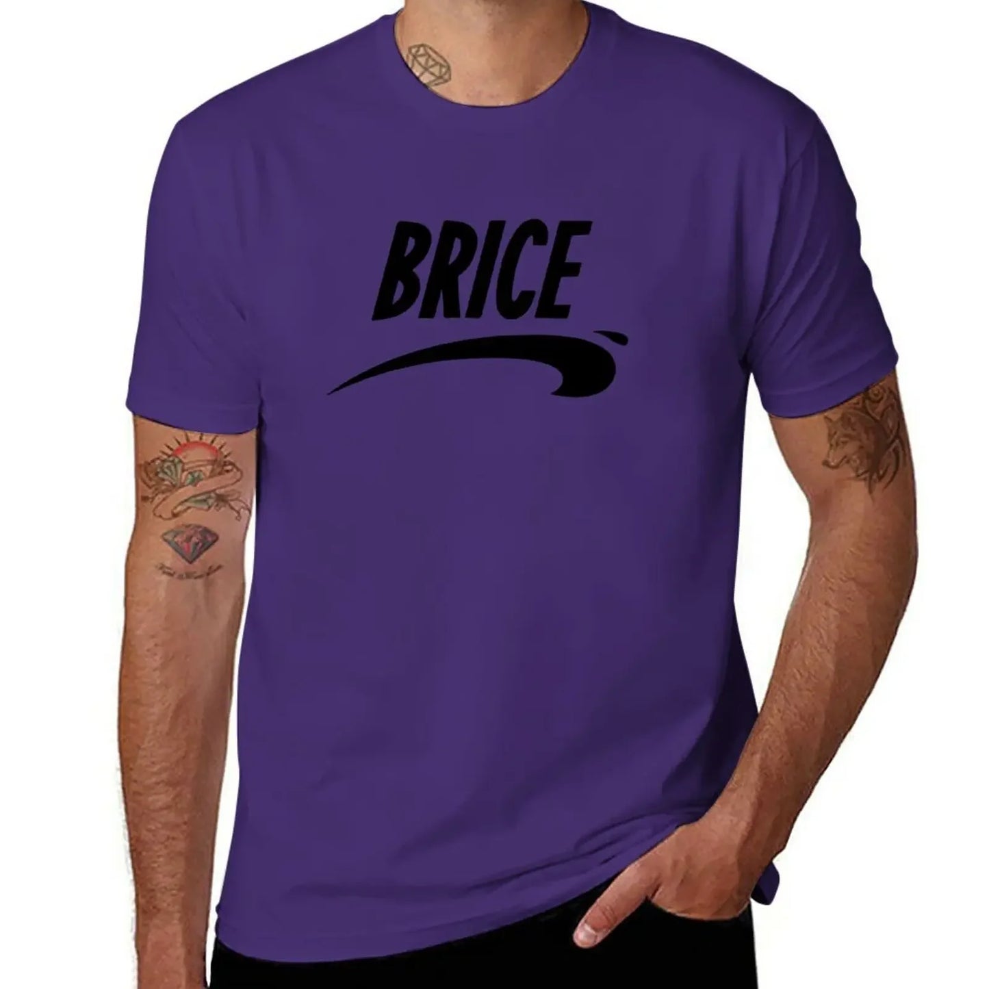Brice from Nice T-Shirt graphics t shirt Short sleeve tee summer clothes black t shirts for men