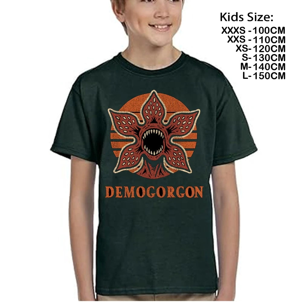 WILL Hawkins Demogorgon Shirt Funny for Boys T-Shirt Kids Tops Y2k Saying Tees