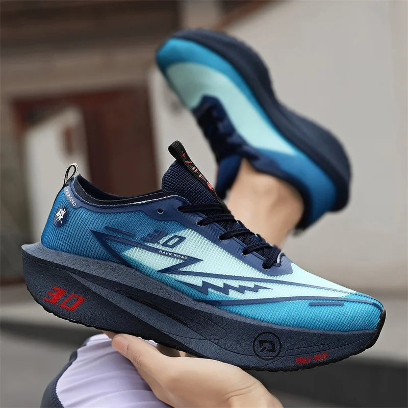 New Running Shoes Men Speciality Marathon Men's Sports Lightweight Carbon Board Women's Comfortable Athletic Nonskid Sneakers