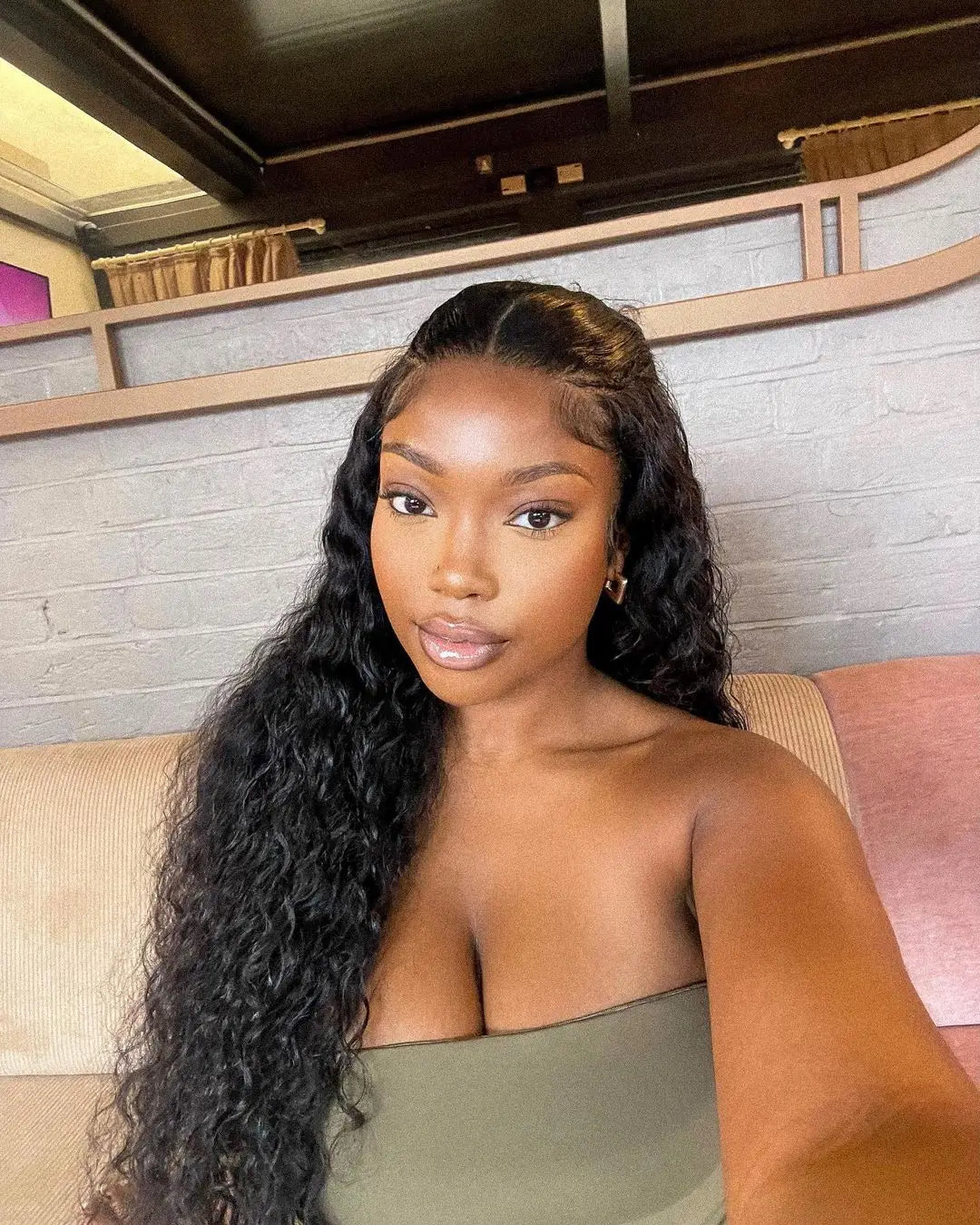 300% High Density Burmese Curly Lace Front Human Hair Wigs HD Transparent 13x6 13x4 Deep Wave Lace Frontal Wig Real Virgin Hair 40 46 Inch Water Wave Human Hair Wigs For Women Preplucked Hairline