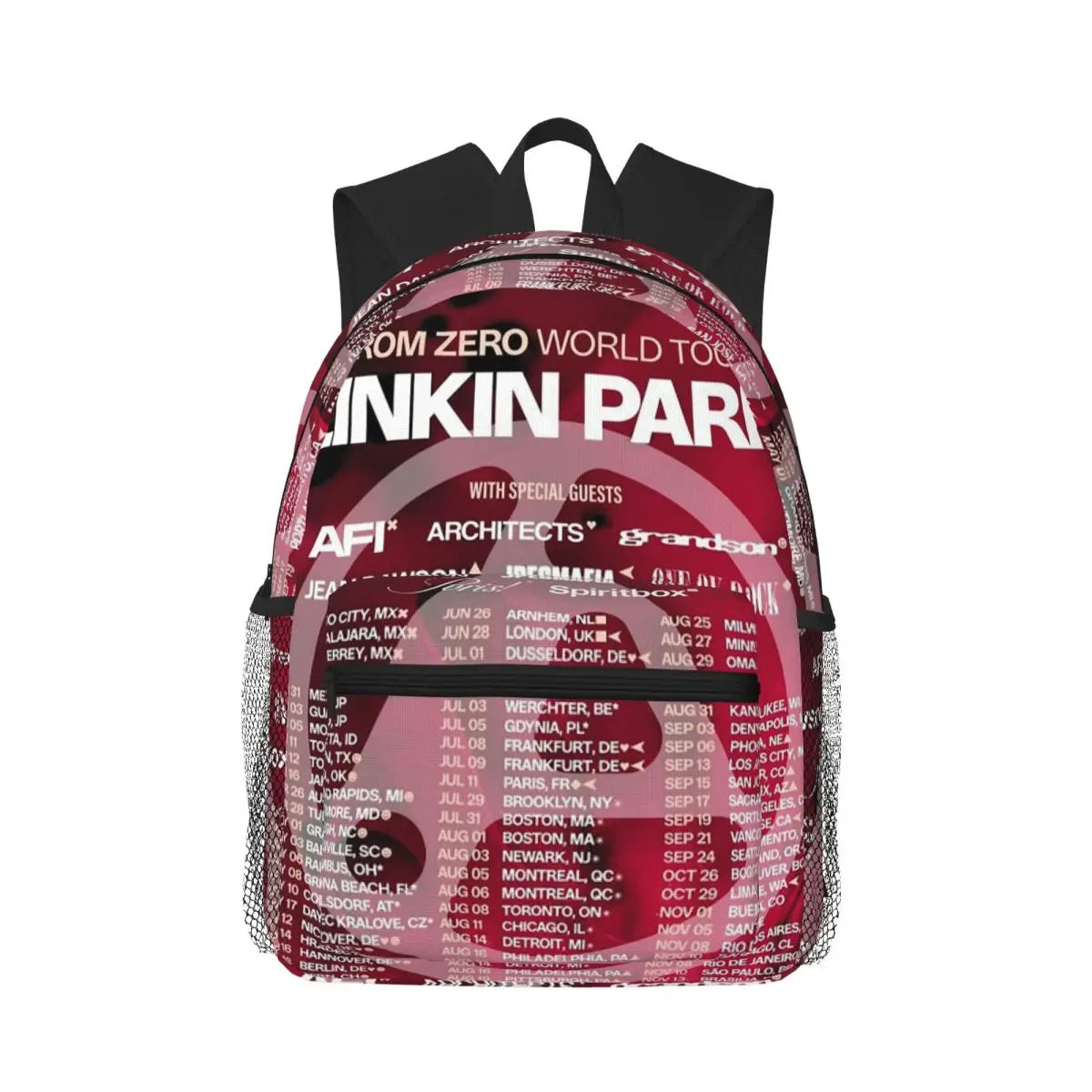 L-Linkin-S P-Park-S Band Student Backpack School Bag Hiking Travel Daypack for Boys Girls Fashion Bookbag Shoulder Bags