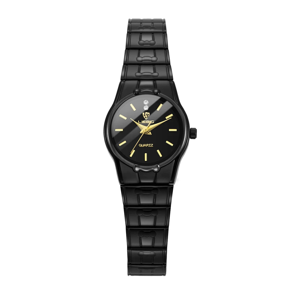 LIEBIG Fashion Quartz Women Wristwatch Female Luxury Stainless Steel Strip Original Waterproof Ladies Clock Watches Reloj Mujer
