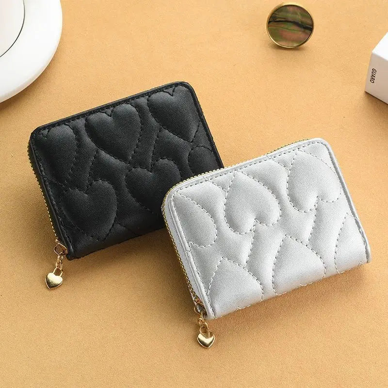 Women Wallets Short Pu Leather Zipper Purses Multi Card Slots Large Capacity Money Bag for Women Coin Card Holders Dropshipping