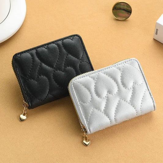 Women Wallets Short Pu Leather Zipper Purses Multi Card Slots Large Capacity Money Bag for Women Coin Card Holders Dropshipping