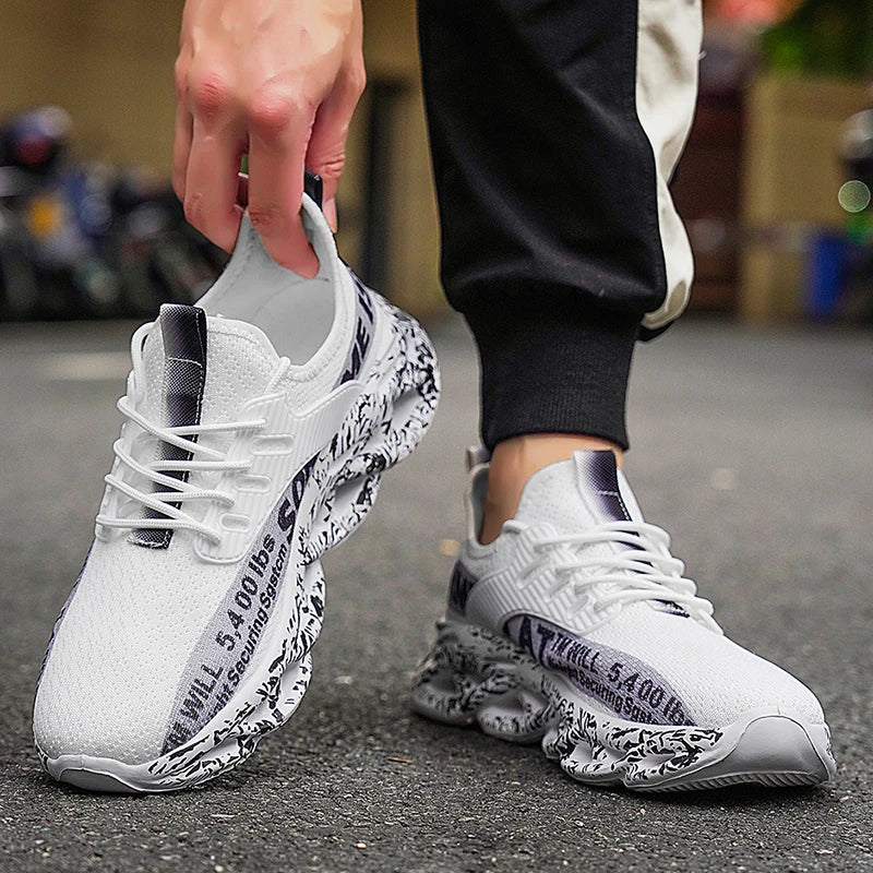 Men’s Sneakers Comfortable Breathable Platform Shoes Man Running Shoes Breathable Comfortable Fashion Walking Sneakers