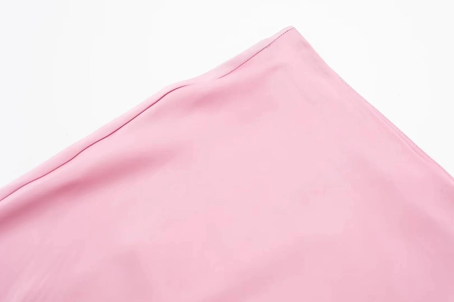 HH Women Fashion Vintage Solid Skirt Satin Slim Elastic Waist Midi Skirts Office Lady Wear Elegant Woman Chic Mermaid Skirt