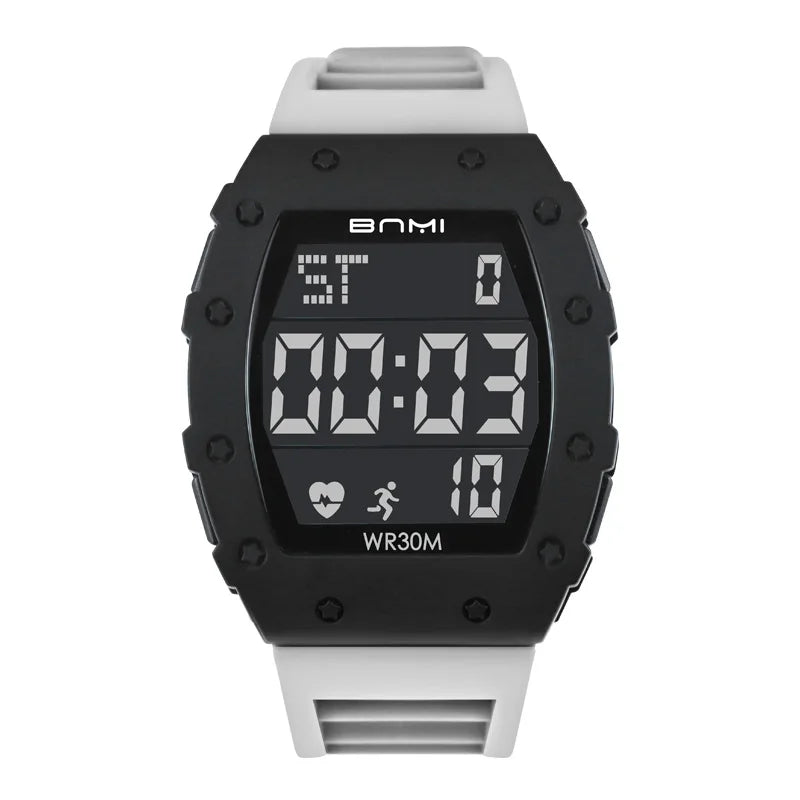 2025 Man Digital Watch Outdoor Sports Multifunctional Waterproof Shock Luminous LED Military Electronics Watch High-end Luxury