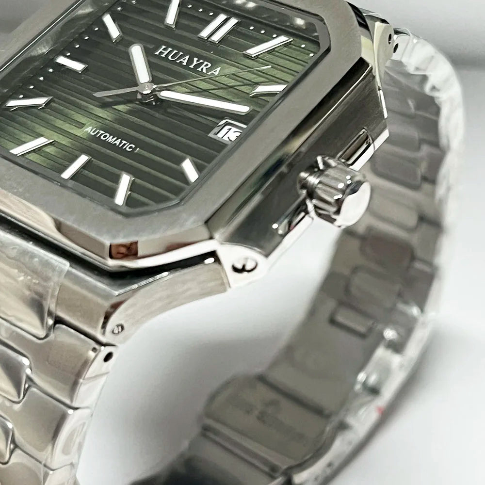 New 2025 38mm Classic Men's Mechanical Fashion Watch Luminous Sapphire Crystal NH35 Movement Waterproof