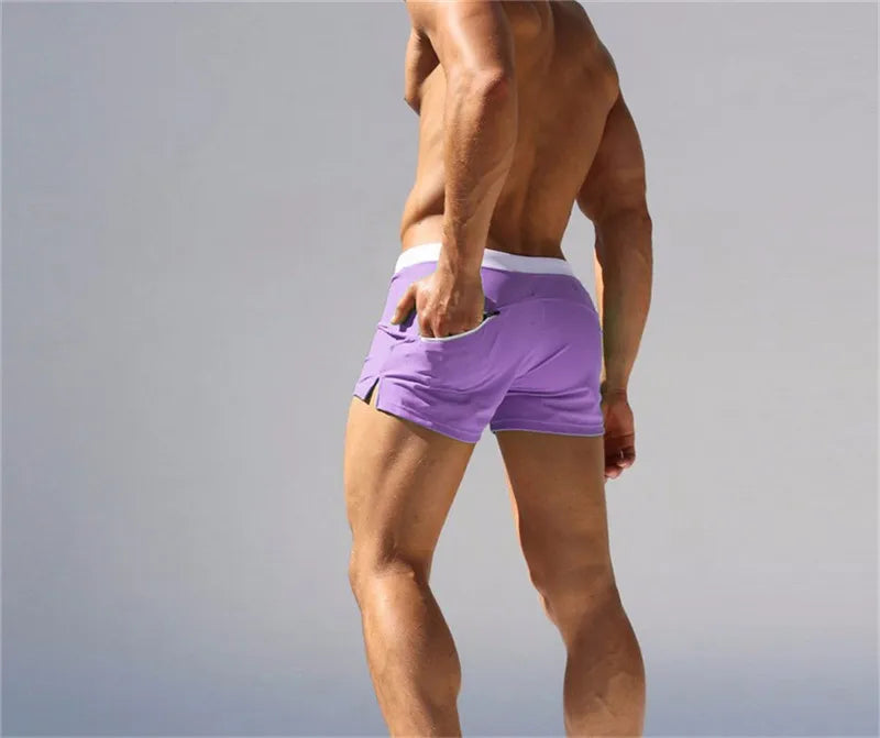 New Swimwear Men Sexy Swimming Trunks Sunga Hot Swimsuit Mens Swim Briefs Beach Shorts Mayo De Praia Homens Maillot De Bain