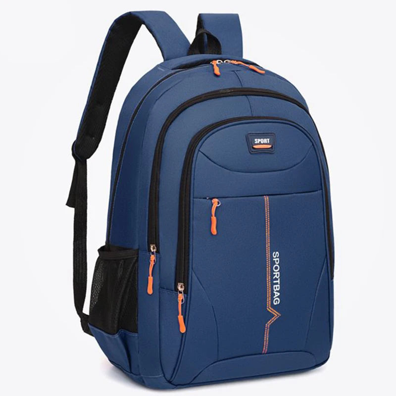 Functional Multi-pocket Backpack, Secure Zip Closure Nylon Daypack Suitable for Hiking, Weekend Trips and Office Work