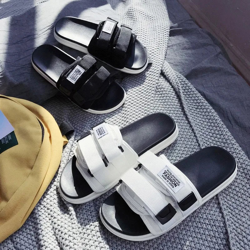 Trendy and Fashionable Sandals and Slippers 2023 Summer New Daily Outwear Slippers Couples Versatile Classic Casual Slippers