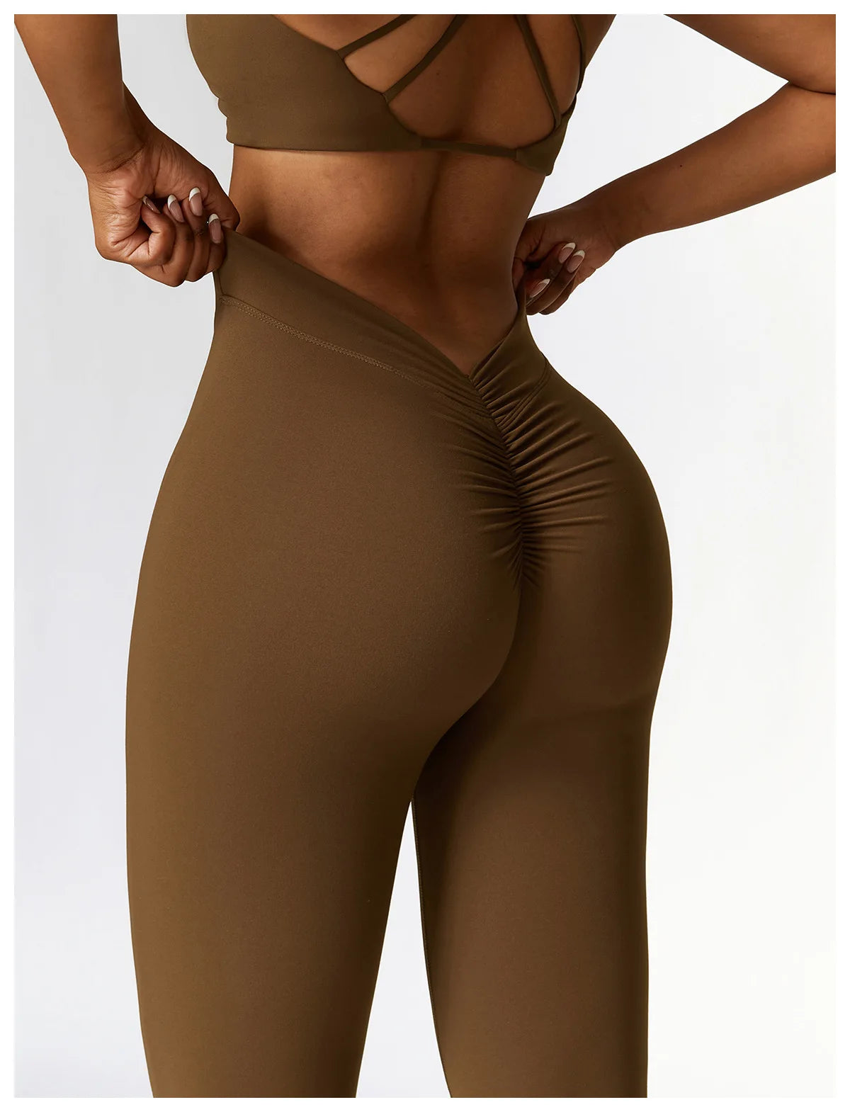 New Yoga Pants Flare Leggings Women High Waist Wide Leg Pants Women Gym Fitness Sports Flared Pant Dance Trousers V-shaped Hip