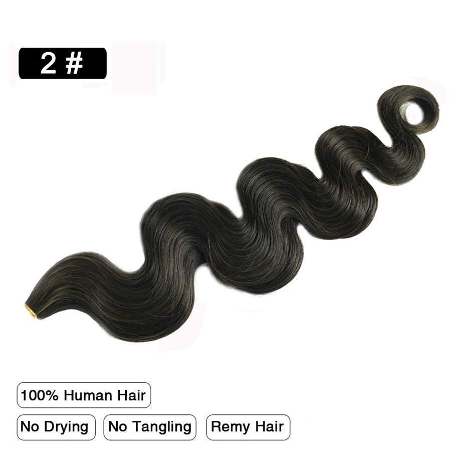 Body Wave Flat Tip Human Hair Extension Highlight Blonde Real Remy Human Fusion Hair Pre Bonded Keratin Hair 1g/S 12-26 Inch