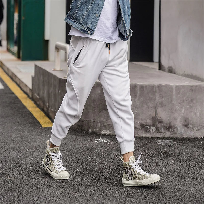 Men Casual Sport Pants Cotton Cargo Pants Trousers Men Jogger Training Gym Sweatpants Jogging Trackpants Men Clothing Streetwear