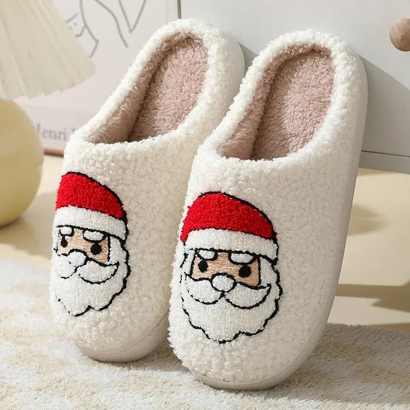 House Fuzzy Slipper Men Male Ghost Face Blue Evil Eye Home Shoes Plush Winter Warm Indoor Floor Non Slip Women Female Halloween