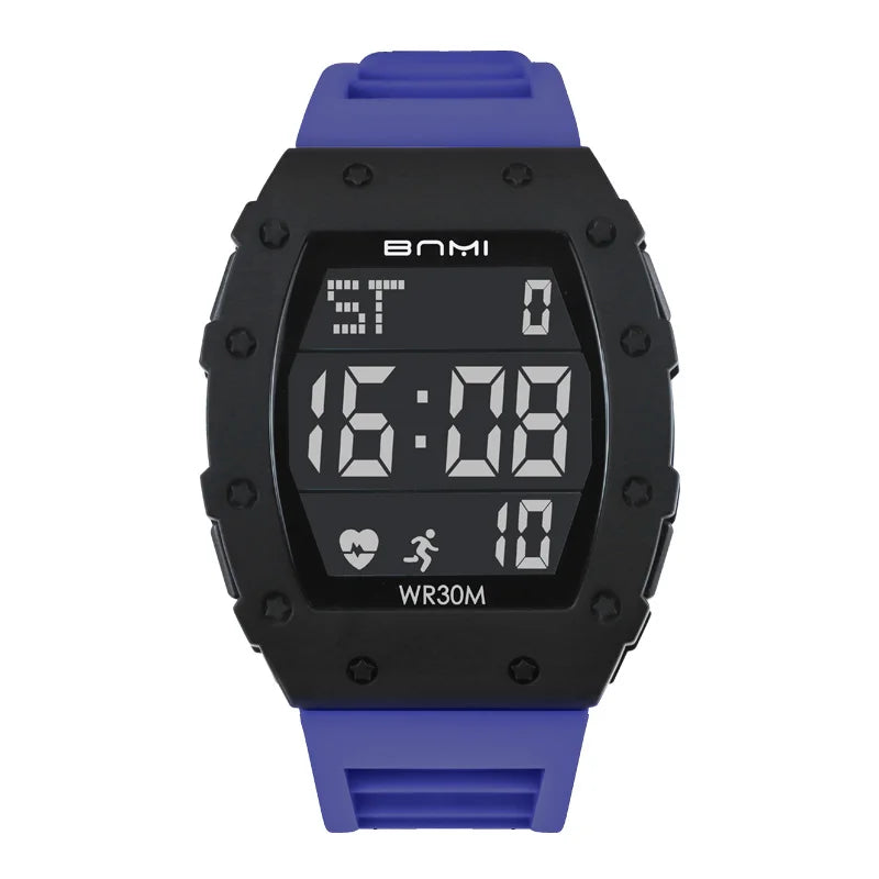 2025 Man Digital Watch Outdoor Sports Multifunctional Waterproof Shock Luminous LED Military Electronics Watch High-end Luxury