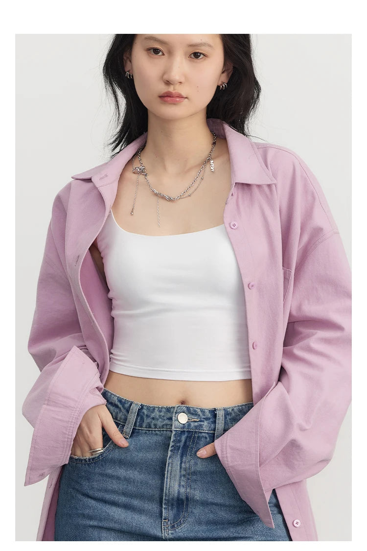 CHIC VEN Women's Tanks New Loose Short Camis Sleeveless Solid Crop Top Woman Clothing Spring Summer 2023