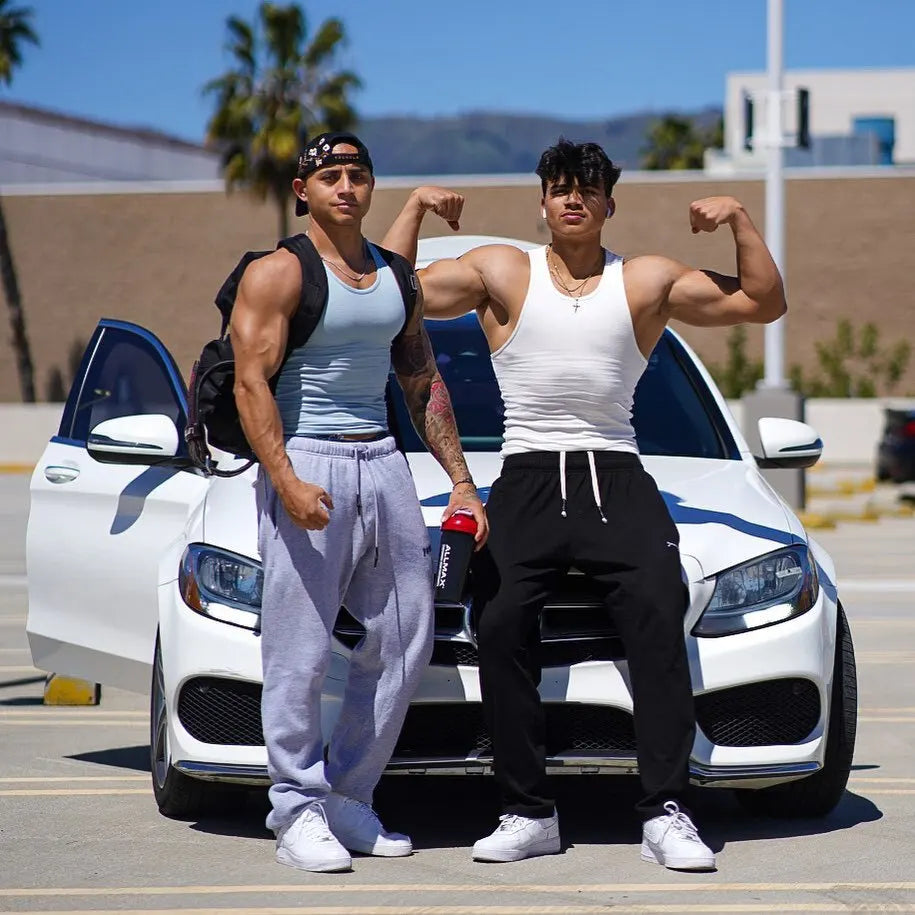 Spring Summer Knit Ice Silk Ribbed Fitness Sports Casual Slim-fit Men's Vest Men's I-line Muscle Vest Cotton Men