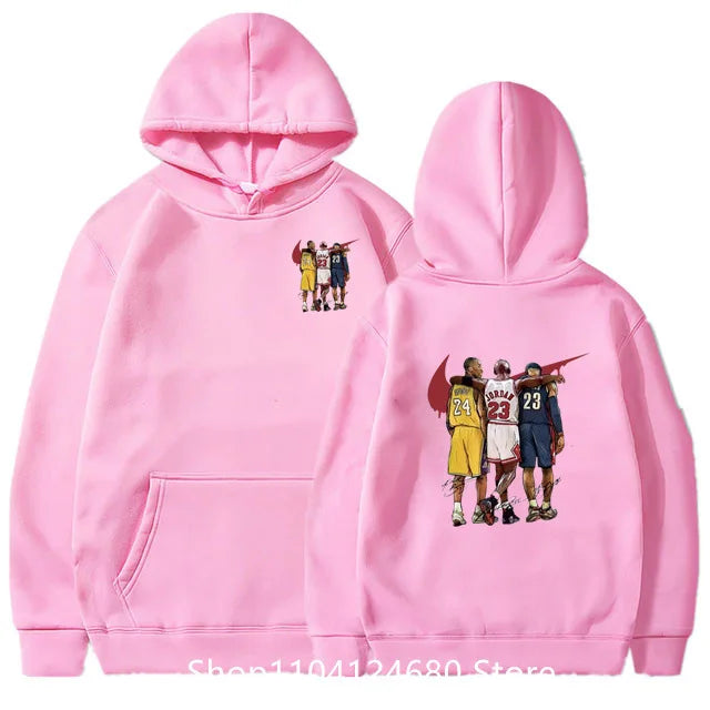 Men New Fashion Hoodie, Casual Daily Drawstring Unisex Printed Hooded Street Wear Hooded Shirt Pullover Couples Casual Sports