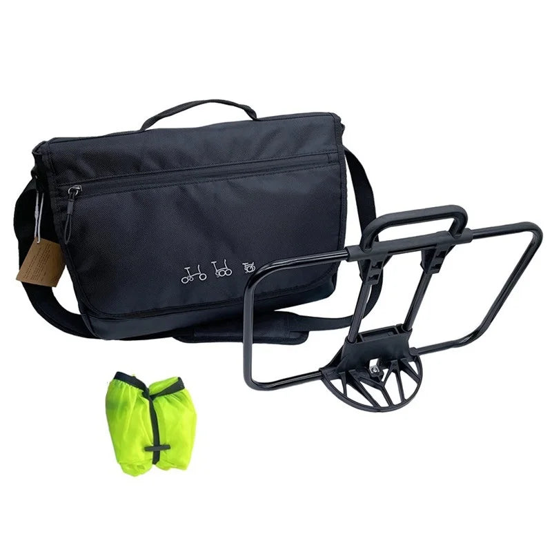 Bicycle Bags & Panniers Use For Brompton Birdy BYA412 Folding Bike Front Storage Bag handbag With Bags Mount Rainproof Cover