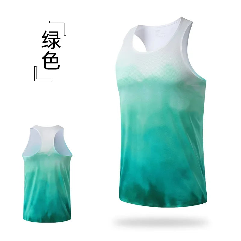 Fitness Vest Men Marathon Lightweight Women Racerback Couple Running Quick Dry Tank Tops Gym Clothing Traning Sports Singlet Man