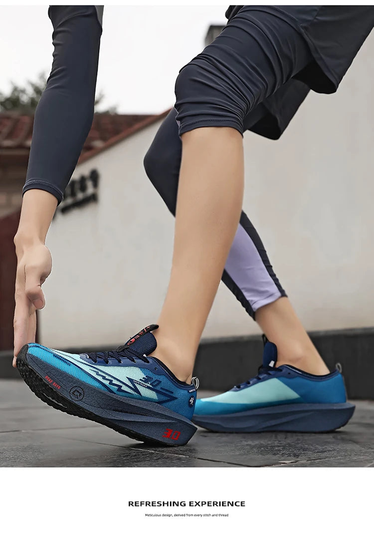 New Running Shoes Men Speciality Marathon Men's Sports Lightweight Carbon Board Women's Comfortable Athletic Nonskid Sneakers
