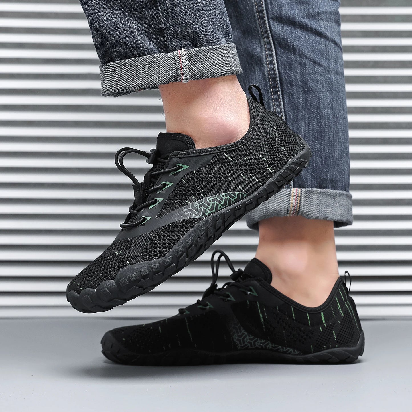 Comfort Non-Slip Quick-Dry Mesh Upper Water Shoes for Men Women Lightweight Breathable Aqua Shoes for Beach Swimming Fishing