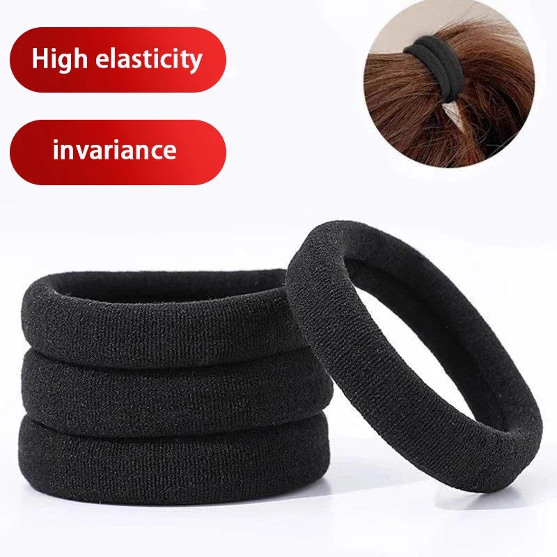 20/50/100pcs Black Hair Bands for Women Girls Hairband High Elastic Rubber Band Hair Ties Ponytail Holder Scrunchies Accessorie BAZAARHUBO