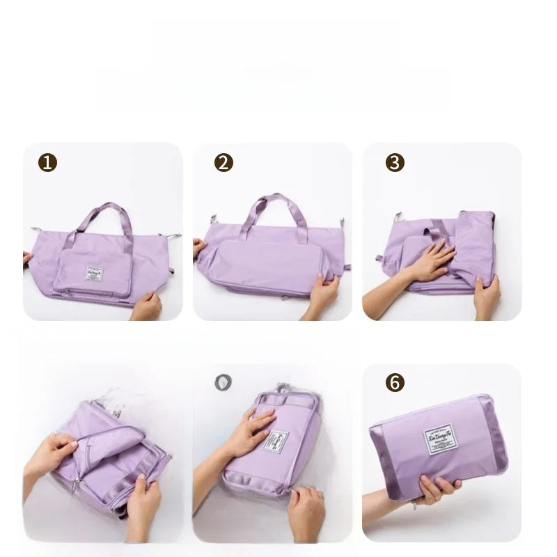 Large Capacity Casual Handbag for Men And Women Student Clothing Storage Bag Maternity Bag Travel Bag Polyester Material