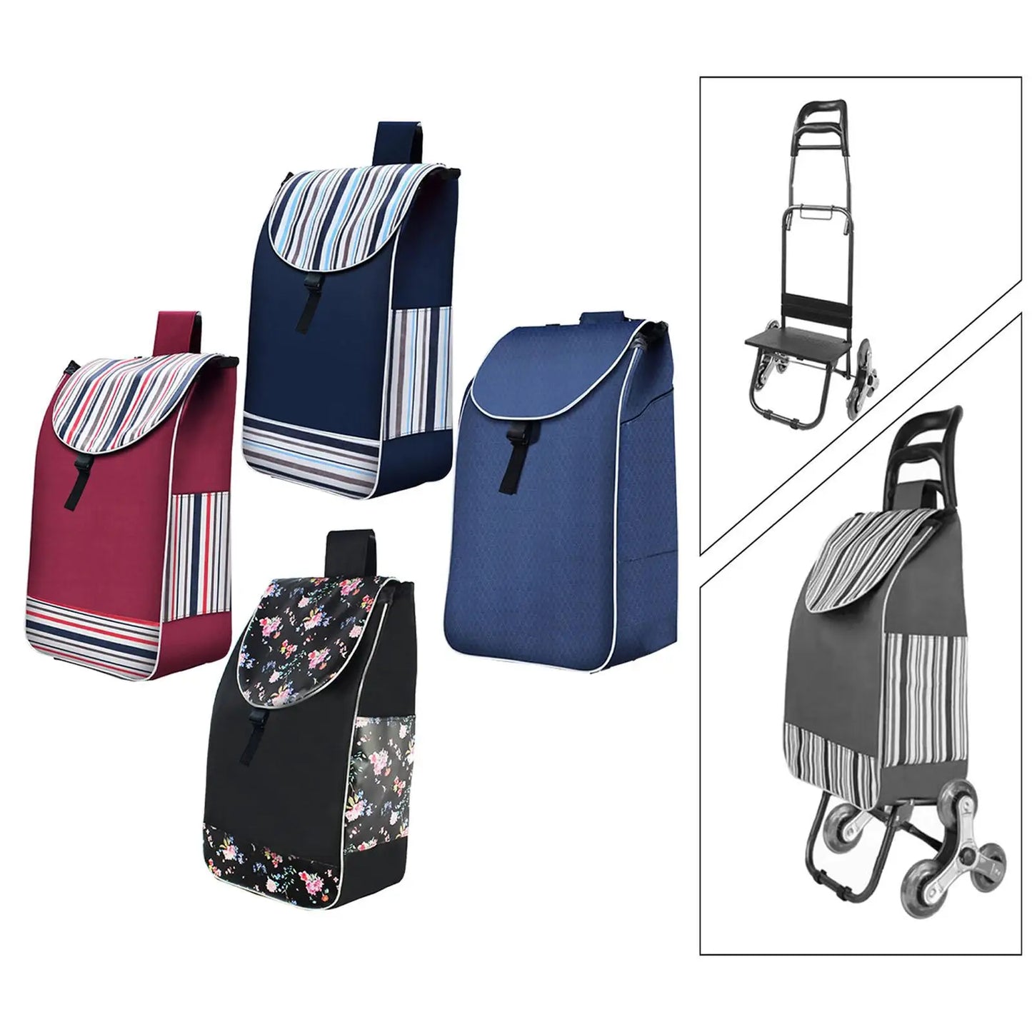 Portable Shopping Trolley Bag for Easy Organization at Home and On the Go