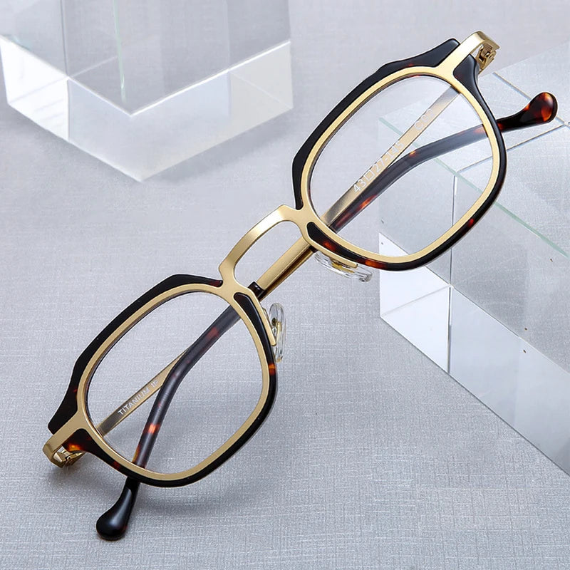 Blue Light Computer Glasses Men TR90 Metal Round Frame Myopia Glasses Women Vintage Optical Nearsighted Eyeglasses 0 To -600 BAZAARHUBO