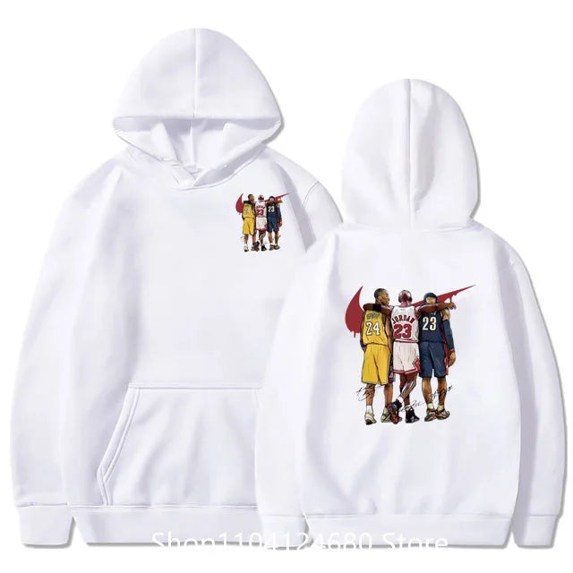 Men New Fashion Hoodie, Casual Daily Drawstring Unisex Printed Hooded Street Wear Hooded Shirt Pullover Couples Casual Sports