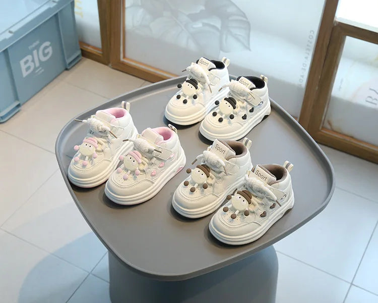 Kids Cartoon Casual Shoes Fashionable Children's Sneakers Boys and Girls Non-slip Sports Shoes Outdoor Non-slip Breathable Shoes