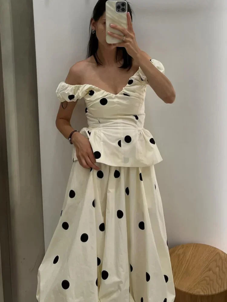 Vintage Polka Dot Backless Tank Tops Sexy Summer Street Chic Slim Deep V Neck Vest Casual Ruffles Sleeveless Tops Woman 2026